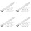 40Pièces Clips Pour Métal Argenté Compacts Fiables 8