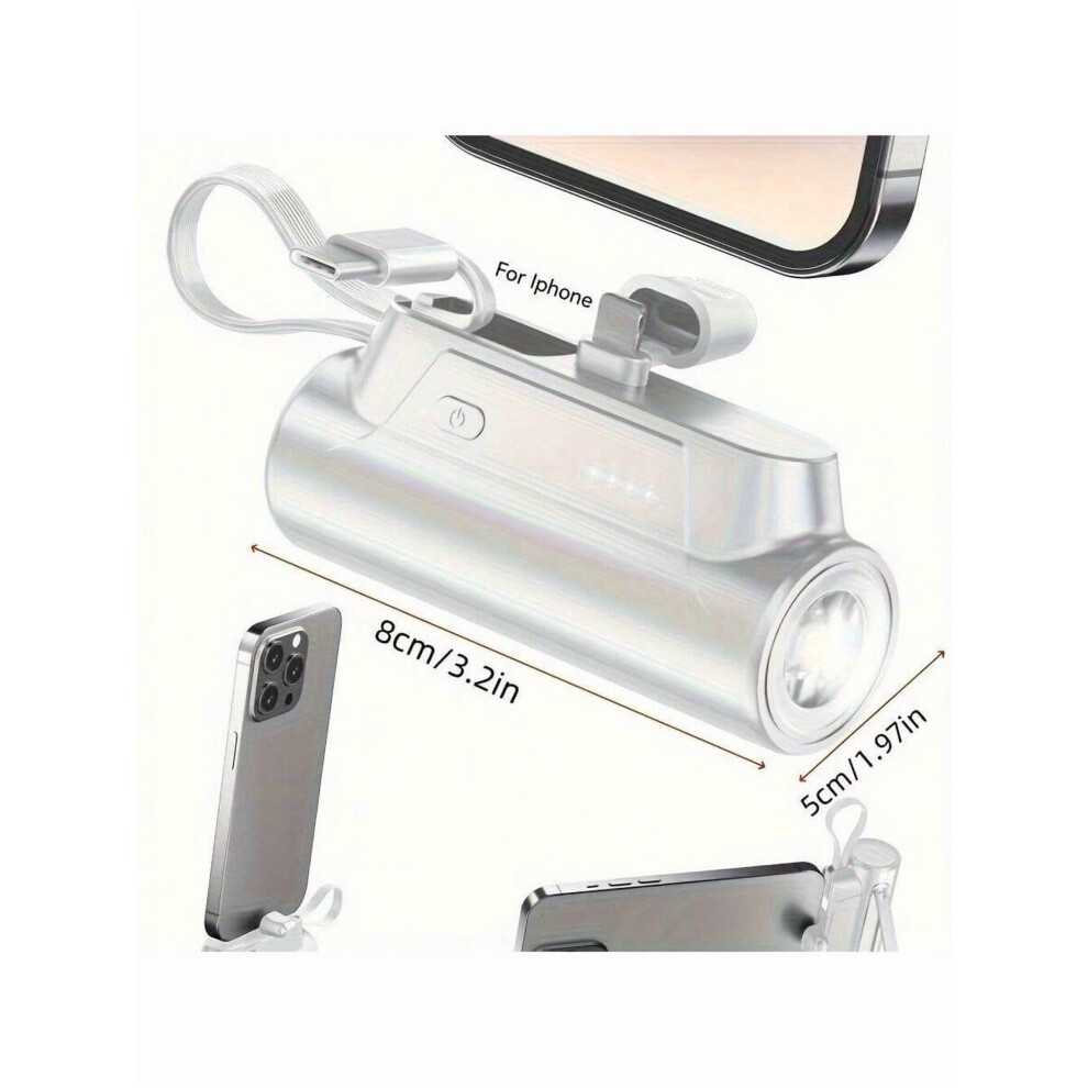 Powerplus 8000Mah Power Bank With Built-In Usb-C Cable 9450273251868