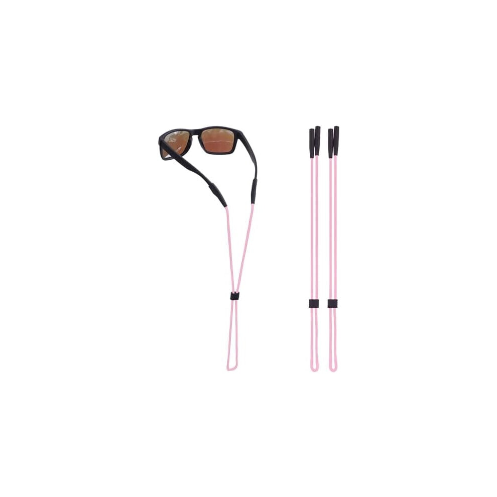 Eyeglass Holder Strap for Men Women Kids 2 PCS Pink