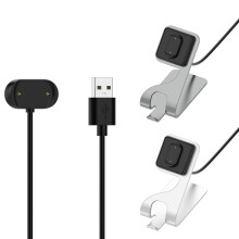 Ladebase, sikker magnetisk smartklokke, hurtigladekabelstativ for kompatibel med Amazfit GTS3/GTR3/GTR3Pro