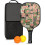 Σετ κουπιών Pickleball με κουπιά από fiberglass σε σχέδια λουλουδιών, 2 μπάλες και τσάντα – 1
