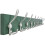 Forest Green Solid Wood Wall Coat Rack with 10 Hooks, 38.1" – for Entryway, Mudroom, Kitchen, Bathroom – Includes Hardware, Compatible with 1