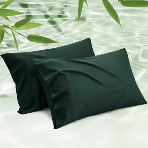 Conjunto de 2 fronhas de bambu e rayon tamanho king