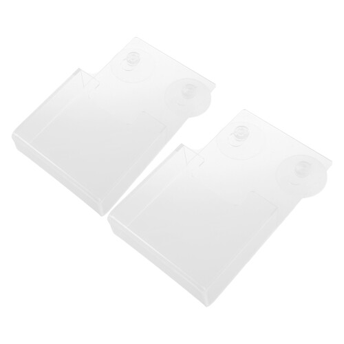 10Pièces Rangement Murale Broschure Transparent Perçage 1