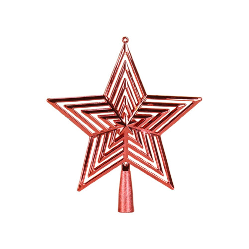 Gold Star Christmas Tree Topper 23 cm