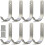 Väggkrokar i rostfritt stål, 8-pack, U-formade 1