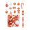Orange Christmas Ball Ornaments Set – 16pcs Shatterproof 1