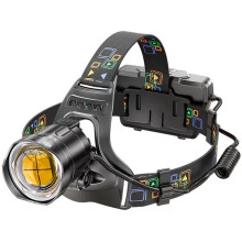 Leistungsstarke XHP70 LED-Stirnlampe, zoombar, USB-aufladbar, wasserdicht, 18650-Akku, ideal zum Angeln und Campen