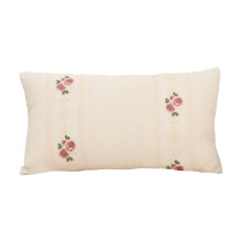 Almofadas para sofá, almofadas bordadas, almofadas com estampa de rosas, almofadas para sofá-cama, apoio lombar e de cabeça, fronhas simples,