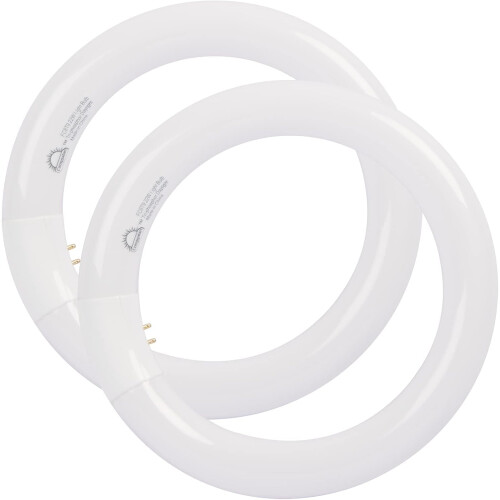 Lâmpada fluorescente circular FC8T9T9 de 22W e 8 polegadas