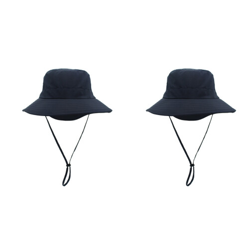 2Pièces Chapeau Pêcheur , Uv, Large , Corde Détachable 1