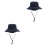 2Pièces Chapeau Pêcheur , Uv, Large , Corde Détachable 3