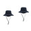 2Pièces Chapeau Pêcheur , Uv, Large , Corde Détachable 4