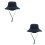 2Pièces Chapeau Pêcheur , Uv, Large , Corde Détachable 6