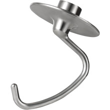 Crochet pétrisseur spiralé de rechange en acier inoxydable pour robots pâtissiers KitchenAid à bol inclinable de 4,5 et 5 pintes