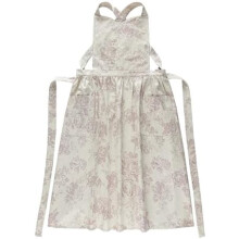 Adult floral cotton apron waterproof adjustable with pocket