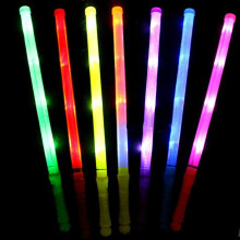 Bastões de LED Luminosos - Cores Sortidas, Pacote com 12