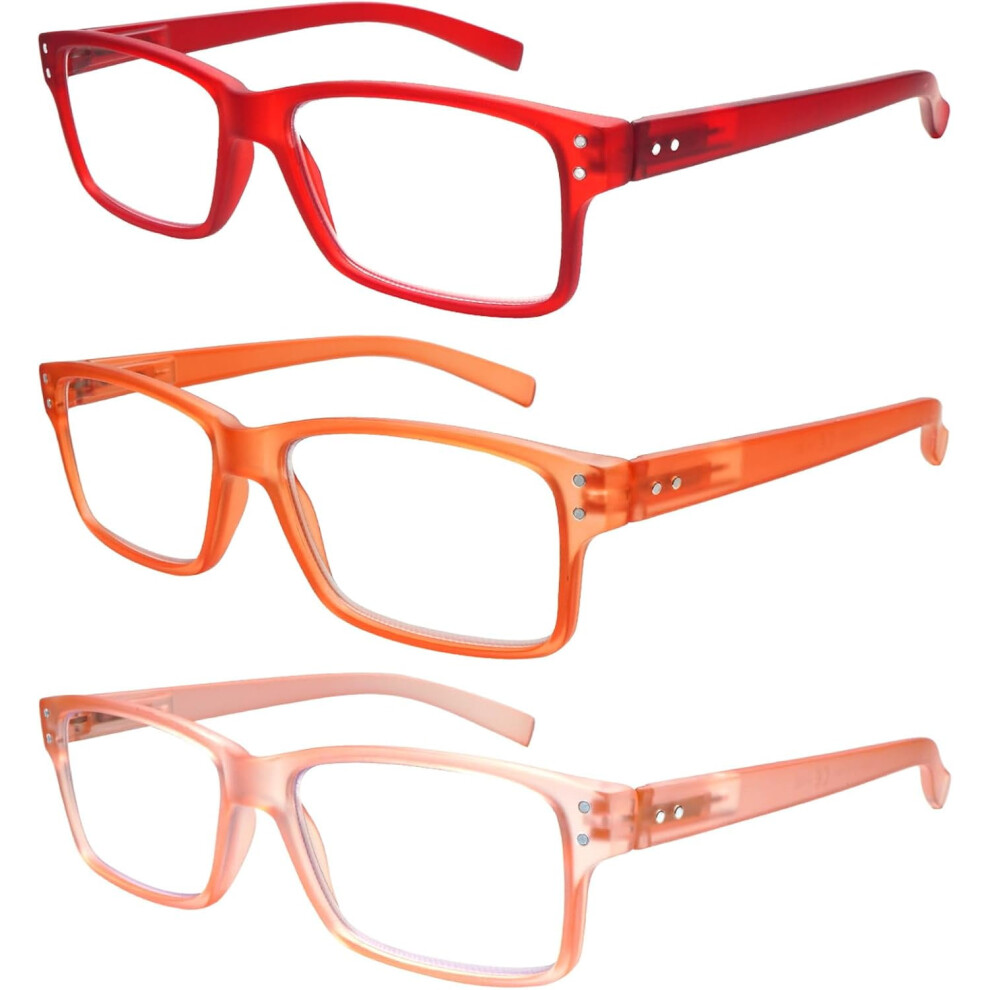 Blue/Light Reading Glasses Men/Women, Readers For Men/Women,Computer Eye Glasses,Lightweight Eyeglasses