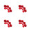 4Ensembles Poussoirs Hockey ABS Pour Jeux Maison 8