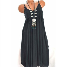 Tunique sans manches à imprimé floral Just for Kix, robe d'été (Femme)