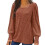 Lenago Pullover für Damen, trendige Plus-Size-Mode, langärmelig, locker, einfarbig, Bluse, Pullover, Jumper 1