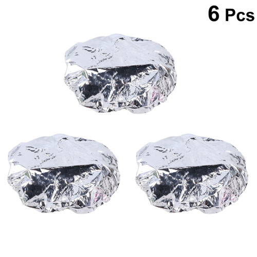 12Pièces -Chefs Aluminium Argenté Résistants Eau Et 2