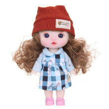 Silikon-Prinzessinnenpuppe für Mädchen, 22 cm (8,6 Zoll), mehrfach gelenkig