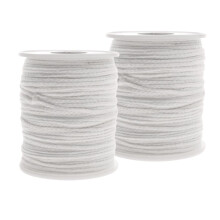2 Rolls Natural Cotton Wick Candle Wick Core 61m / Spool Long-Lasting Refill For Candle Making, DIY DIY Tea Lights Candles Crafts Supplies 1mm