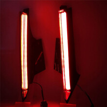 For Rogue X-Trail 2014-2019 Car LED Rear Window Pillar Light Brake Light Taillight Lamp with Turn Signal Features