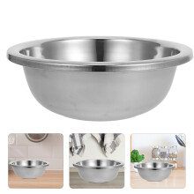 Stainless Steel Basin Kitchen Sink Bowl Vegetable Washing Silver