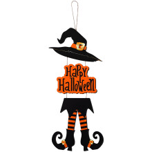 Tabliczka na drzwi z napisem „Halloween Witch” – dekoracja na werandę i ścianę, kompatybilna z drzwiami wejściowymi, na Halloween i