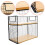 Fodtype opbevaringsstativ sort 29,5x25x16cm 1