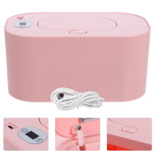 OUNONA 1Pc Pink Wet Tissue Heater Thermostat Low Power Saving Energy with One Button Control