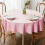 Floral Embossed Vinyl Tablecloth – Rectangular, 1