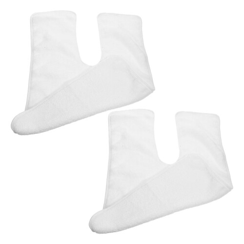 Πετσέτα Κομμωτηρίου από Λευκό Κοραλί Fleece 50x36cm (2 τεμάχια)