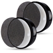 H13True HEPA-ersättningsfilter, kompatibelt med Levoit LV-H132 luftrenare, artikelnummer LV-H132-RF, 2-pack