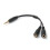 BESTYASH Back to School Headset Adapter Black 1Pack 8 Inch 1