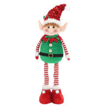 18" Elf Plys Dukke Sæt – Drenge- og Pige Juledekoration