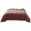 Plush Soccer Grid Throw Blanket Brown 200x230cm 1