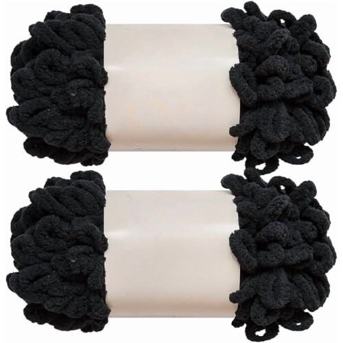 2 τεμάχια/200 γρ. Νήμα Loop, 100% πολυεστερικό νήμα Chenille Puffy για DIY πλέξιμο με τα δάχτυλα