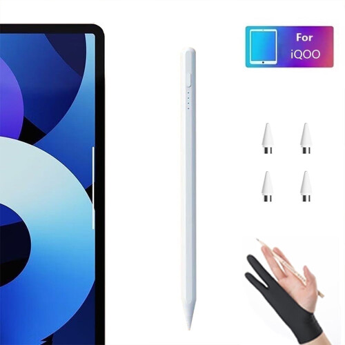 Penna stilo per iQOO pad5pro, ricarica rapida, compatibile con schermi touch iOS e Android.