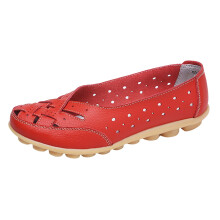 Instappers voor dames, brede pasvorm, platte schoenen, comfortabele zachte PU-mocassins, rijschoenen, penny loafers, casual instappers met ronde