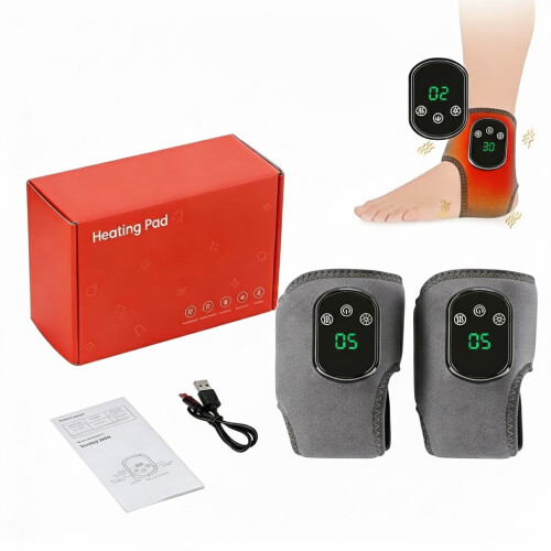 Massageador de pés com 3 modos e 5 níveis de aquecimento.