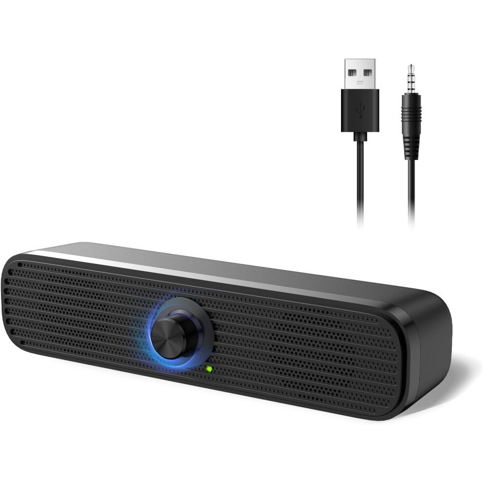 Usb-Powered Desktop Speakers With 3.5Mm Jack 9450273251752