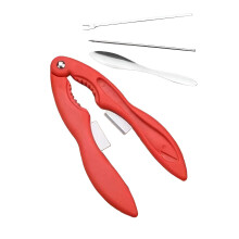 Casse-pattes de crabe, casse-gris pour homards rouges, outil d'ouverture facile pour décortiquer les fruits de mer