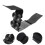 1Ensemble Cale-Pied Guitare Acier Noir Support Cou Flexible Portable 8