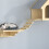 Cat Hammock Climbing Frame Wall Ladder, Climbing Frame Connector, Small Solid Wood Cat Climbing Frame 4