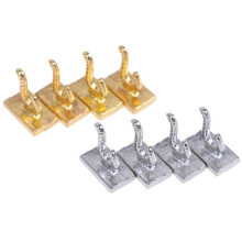 DIY Stuga Modell Tillbehör Dockhus Miniatyr Kläder Klädkrok Rack Väggfäste Tillbehör