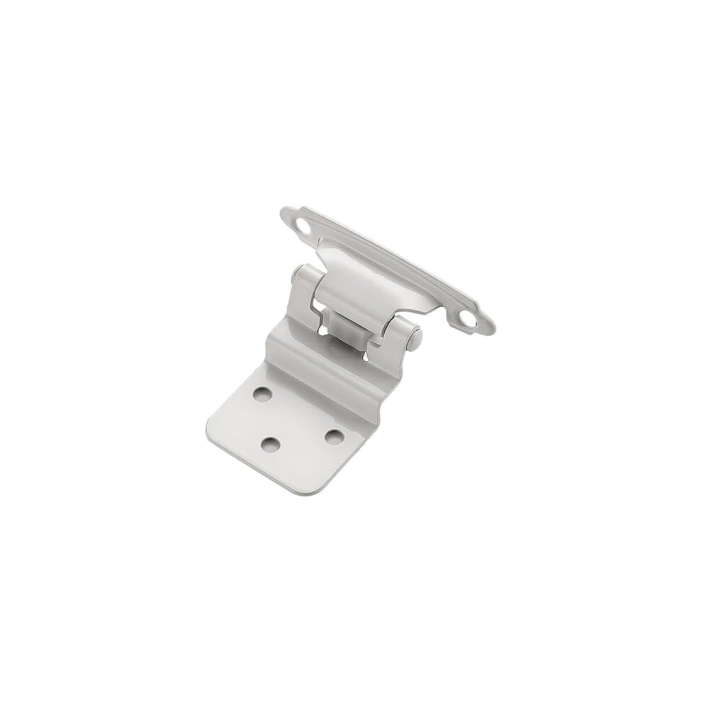 10 Packs (5 Pairs) 3/8" Inset White Self-Closing Cabinet Hinges For Kitchen/Bathroom/Furniture Â Compatible With Standard Cabinets 9180479120995