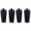 2Paires Brassards De Cuir Noir Pour Et Jeux 3